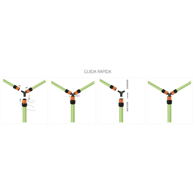 Vendita online Deviatore a 3 vie MAX FLOW standard art.9646